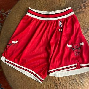 Vintage Chicago bulls championship shorts
